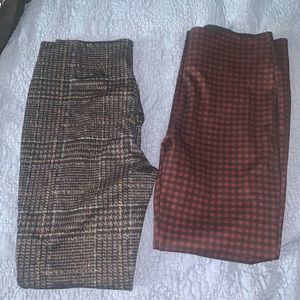 High Rise Pull on Slimming Pointed Leggings